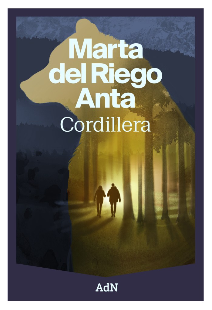 Cubierta de la novela Cordillera de Marta del Riego Anta